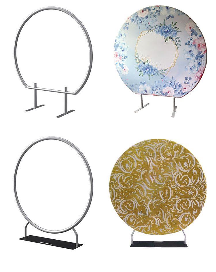 Round Fabric Backdrop Stand